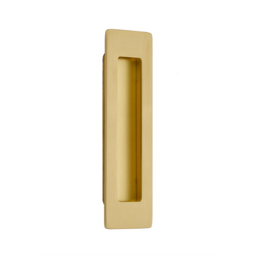 Emtek 220306 Modern Rectangular Brass Flush Pulls (1-3/4" x 6")